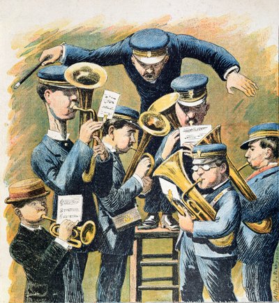 The Fanfare, 1898 by Alfred Le Petit